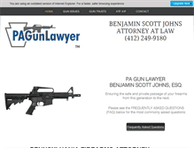 Tablet Screenshot of pagunlawyer.com